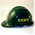 Green Hard Hat w/ C.E.R.T. Lettering